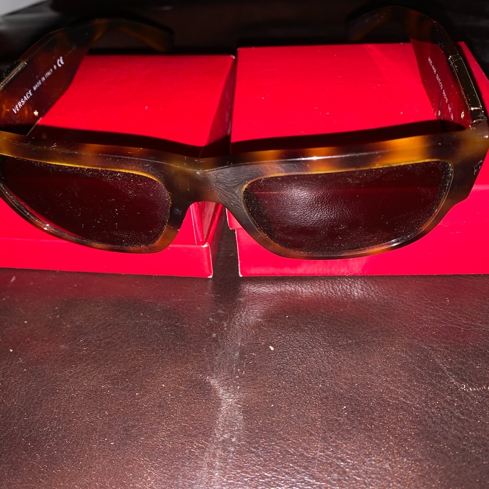 Versace Tortoise Shell Sunglasses